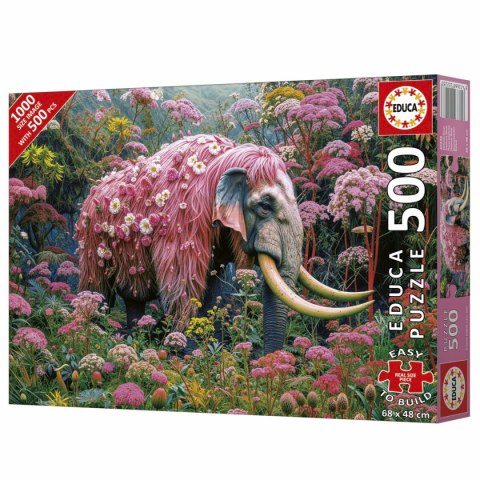 Układanka puzzle Educa Elefante Florido 500 Części