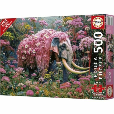 Układanka puzzle Educa Elefante Florido 500 Części