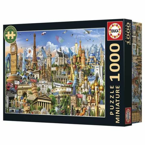 Układanka puzzle Educa Europe Minature 1000 Części
