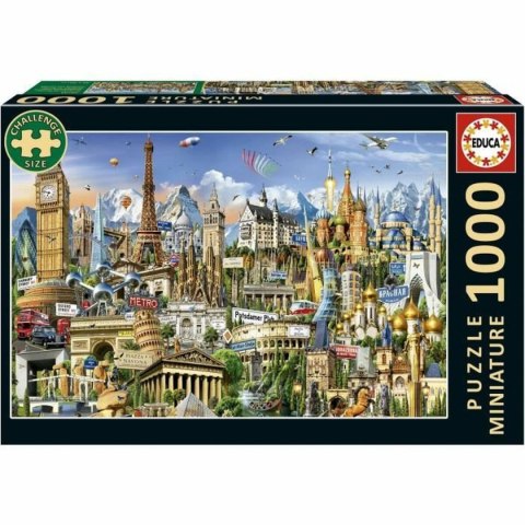 Układanka puzzle Educa Europe Minature 1000 Części