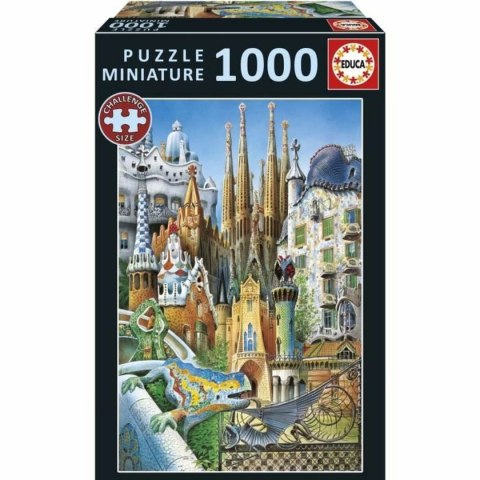Układanka puzzle Educa Gaudí, Collage Miniatura 1000 Części