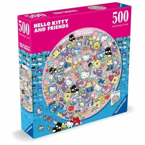Układanka puzzle Hello Kitty Hello Kity and friends 500 Części