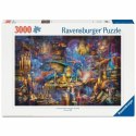 Układanka puzzle Ravensburger Dragon's Library 3000 Części