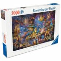 Układanka puzzle Ravensburger Dragon's Library 3000 Części