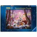 Układanka puzzle Ravensburger NAVIDAD EN EL BOSQUE 2000 Części