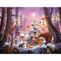 Układanka puzzle Ravensburger NAVIDAD EN EL BOSQUE 2000 Części