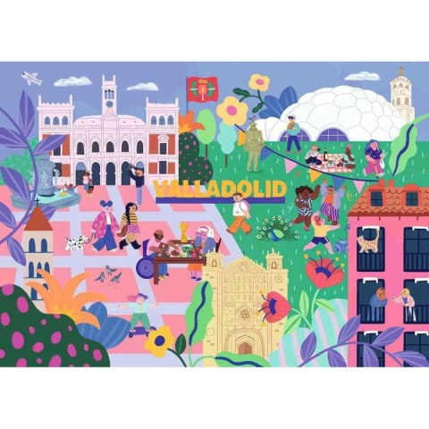 Układanka puzzle Ravensburger Valladolid 1000 Części