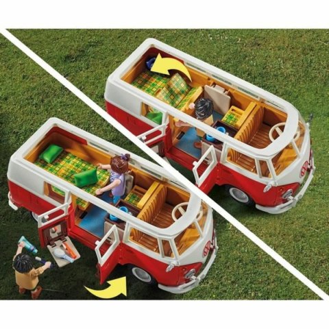 Zestaw Samochodów Playmobil 70176 Volkswagen T1 Bus Czerwony