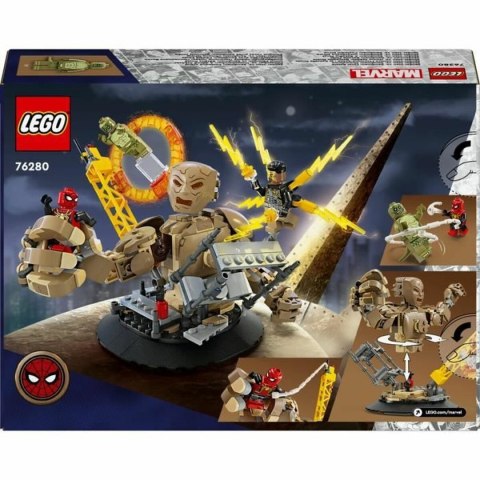 Zestaw do budowania Lego 76280 Spiderman vs. Sandman: Final Battle Wielokolorowy 347 Części