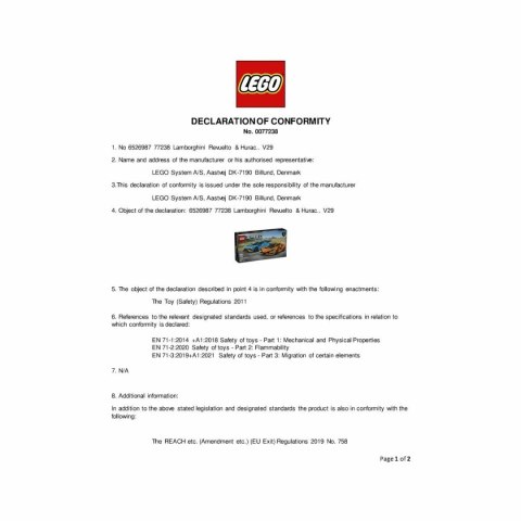 Zestaw do budowania Lego 77238