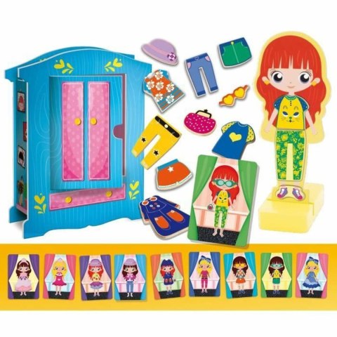 Zabawa Edukacyjna Lisciani Giochi Magnetic Fashion Doll (FR)