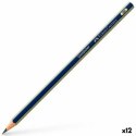 Ołówek Faber-Castell GOLDFABER Sześciokątny 3H Czarny (12 Sztuk)