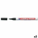 Marker permanentny Edding EDDING 8055 Czarny 1-2 mm (5 Sztuk)