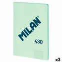 Notatnik Milan SERIE 1918 Kolor Zielony A4 48 Kartki (3 Sztuk)