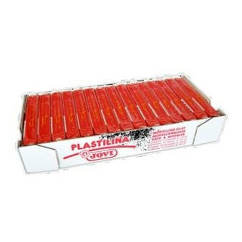 Plastelina Jovi Czerwony 150 g 15 Części (4 Sztuk)