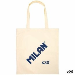 Torba z tkaniny Milan 1918 Beżowy 41 x 38 x 0,5 cm (25 Sztuk)