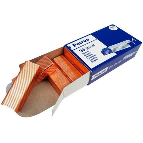 Zszywki Petrus Nº26 23/10 (18 Sztuk)
