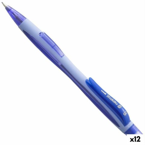 Ołówek mechaniczny Uni-Ball SHALAKU S Niebieski 0,5 mm (12 Sztuk)