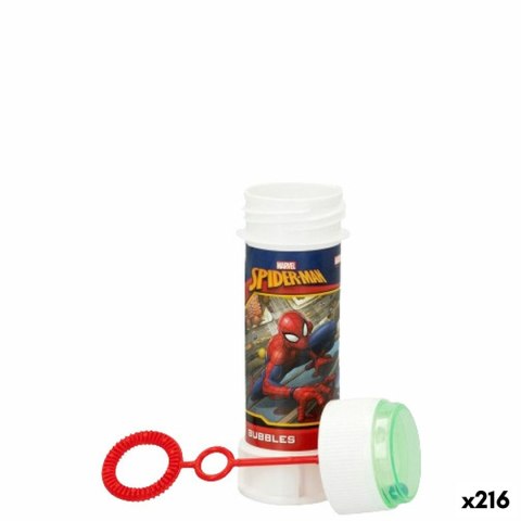 Maszyna do robienia baniek mydlanych Spider-Man 60 ml 3,8 x 11,5 x 3,8 cm (216 Sztuk)
