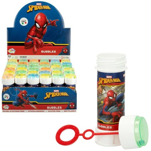 Maszyna do robienia baniek mydlanych Spider-Man 60 ml 3,8 x 11,5 x 3,8 cm (216 Sztuk)
