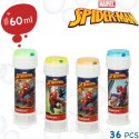 Maszyna do robienia baniek mydlanych Spider-Man 60 ml 3,8 x 11,5 x 3,8 cm (216 Sztuk)