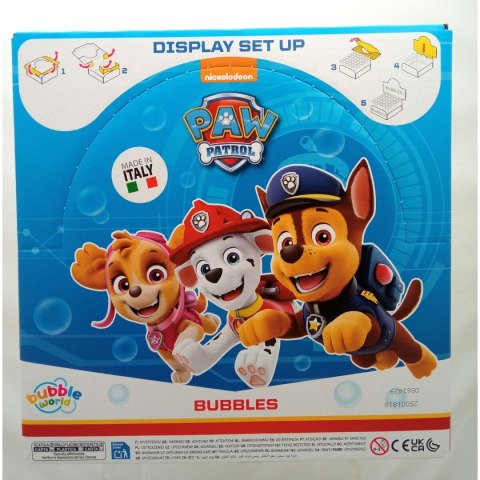 Maszyna do robienia baniek mydlanych The Paw Patrol 60 ml 3,8 x 11,5 x 3,8 cm (216 Sztuk)