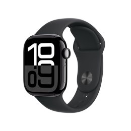 Apple Watch Series 10 Aluminium 42mm Diamentowa czerń (Sport Band Black) M/L