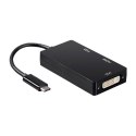 Adapter USB-C na VGA/HDMI/DVI Aisens A109-0343 HDMI USB VGA USB 3.2 Czarny 15 cm