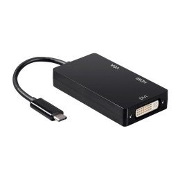 Adapter USB-C na VGA/HDMI/DVI Aisens A109-0343 HDMI USB VGA USB 3.2 Czarny 15 cm