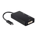 Adapter USB-C na VGA/HDMI/DVI Aisens A109-0343 HDMI USB VGA USB 3.2 Czarny 15 cm