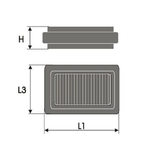 Filtr powietrza Green Filters P450279