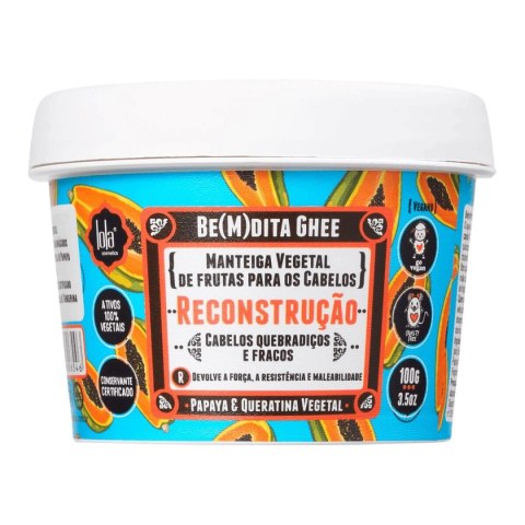 Maska do Włosów Lola Cosmetics Be(M)Dita Ghee Papaya And Vegetable Keratin 100 g