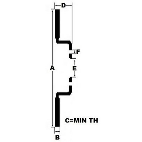 Tarcze Hamulcowe Black Diamond BDKBD1822G12 12 Paski
