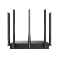 Tenda W30E AX3000 router bezprzewodowy Gigabit Ethernet Dual-band (2.4 GHz/5 GHz) Czarny