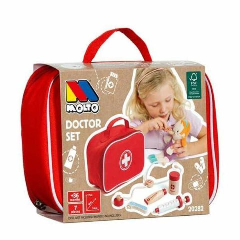 Torba medyczna z akcesoriami dla dzieci Moltó Drewno (7 pcs)