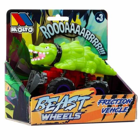 Zabawkowy Samochód z Napędem Moltó Beast Wheels Wielokolorowy