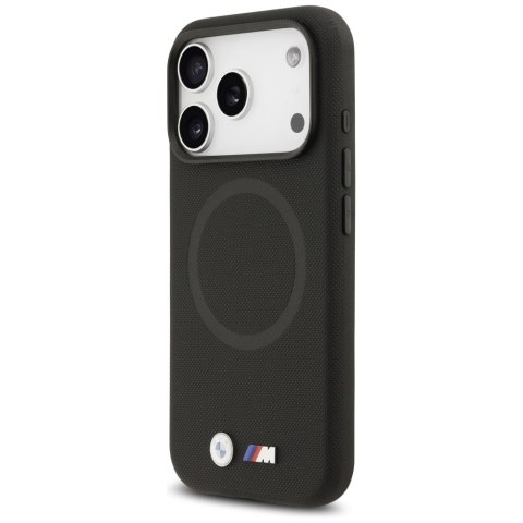 Etui BMW M FW Metal Logo MagSafe do iPhone 17 Pro / 18 Pro czarny