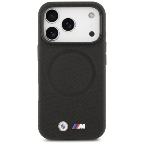Etui BMW M FW Metal Logo MagSafe do iPhone 17 Pro / 18 Pro czarny