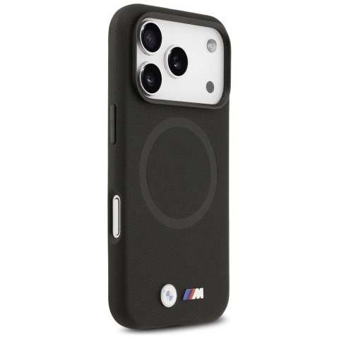 Etui BMW M FW Metal Logo MagSafe do iPhone 17 Pro / 18 Pro czarny