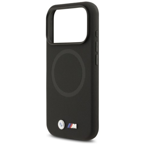 Etui BMW M FW Metal Logo MagSafe do iPhone 17 Pro / 18 Pro czarny