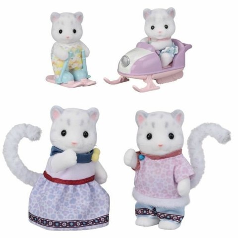 Playset Sylvanian Families Snow Leopard Family Wielokolorowy