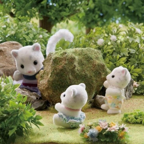 Playset Sylvanian Families Snow Leopard Family Wielokolorowy