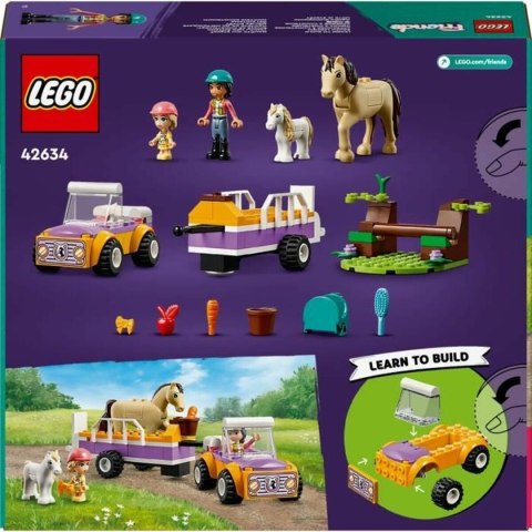 Zestaw do budowania Lego 42634 Horse & Pony Trailer Wielokolorowy 105 Części
