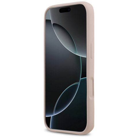 Etui Guess Silicone Big 4G Script do iPhone 17 Pro różowy