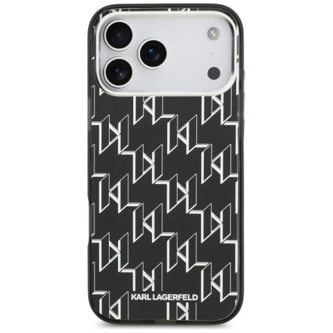 Etui Karl Lagerfeld IML KL Monogram MagSafe do iPhone 17 Pro Max czarny