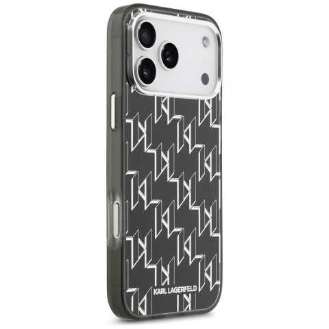 Etui Karl Lagerfeld IML KL Monogram MagSafe do iPhone 17 Pro Max czarny
