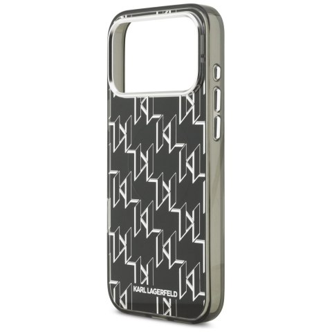 Etui Karl Lagerfeld IML KL Monogram MagSafe do iPhone 17 Pro Max czarny