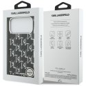 Etui Karl Lagerfeld IML KL Monogram MagSafe do iPhone 17 Pro Max czarny