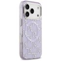 Etui Karl Lagerfeld IML KL Monogram MagSafe do iPhone 17 Pro Max fioletowy