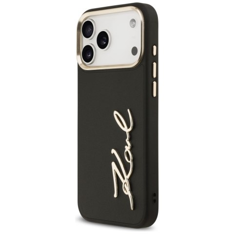 Etui Karl Lagerfeld Karl Script Logo do iPhone 17 Pro Max czarny